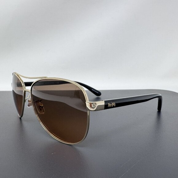 Coach Accessories - Coach Sunglasses HC 7077 (L1015) Frames 932195 (Light Gold) 58 [] 14 140